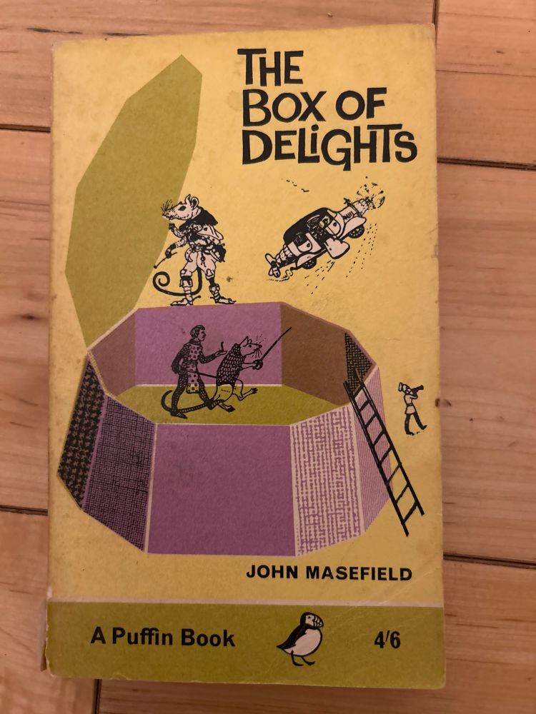 Cover of a 1962 edition of “Box of Delights” by John Masefield. 