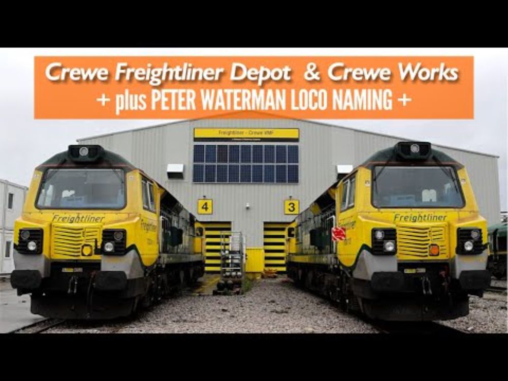 Inside Crewe Freightliner Depot / Crewe Works and Pete Waterman Loco Naming