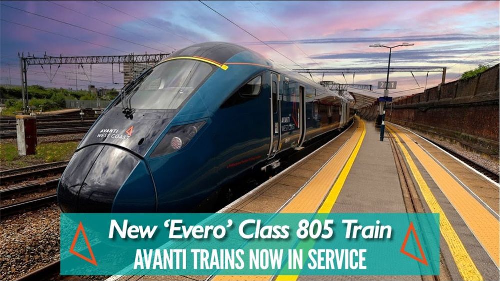 The NEW Avanti Class 805 Trains now in Service