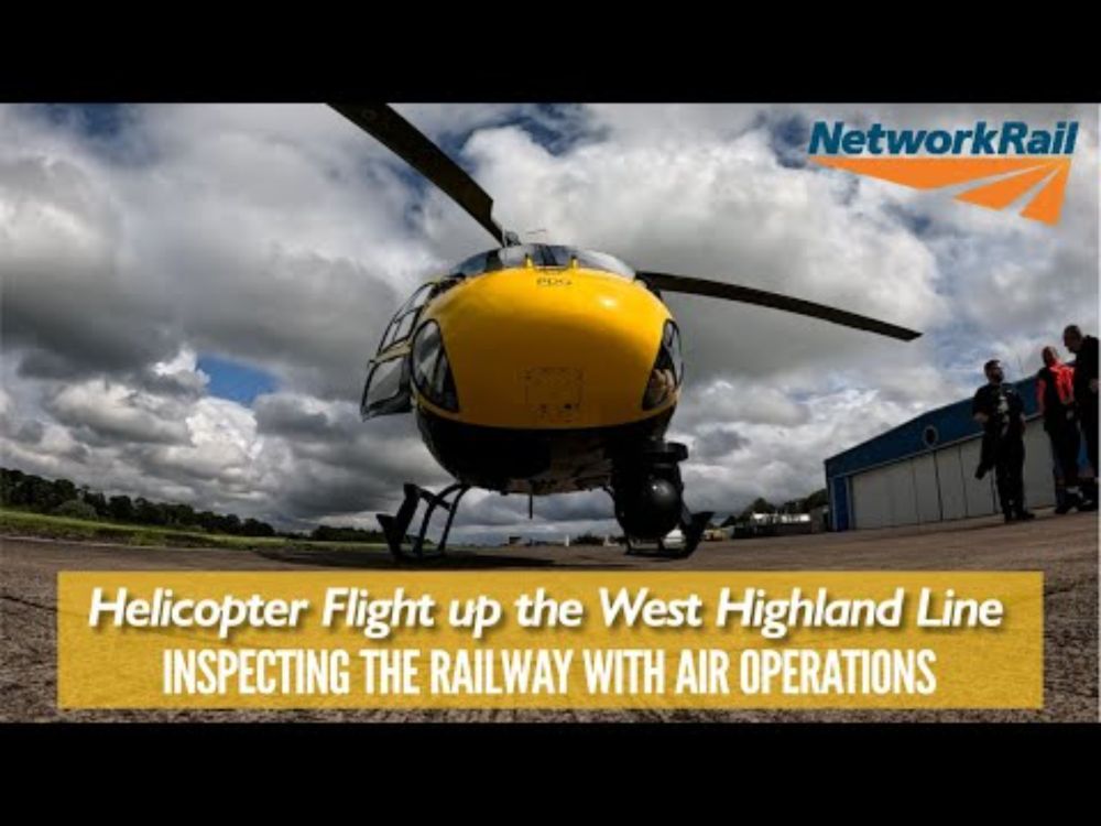 Helicopter Flight up the West Highland Railway