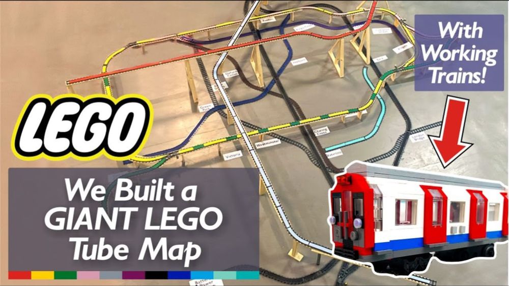 We Built a Giant LEGO TUBE MAP With Working Trains!