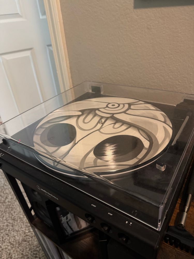 A vinyl record for the Hollow Knight original soundtrack.