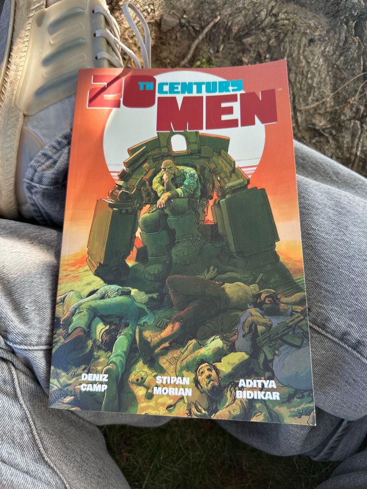 A picture of the book 20th century men
