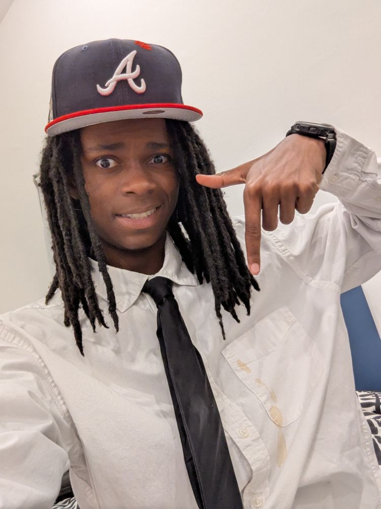 Coffee stain on my button up 