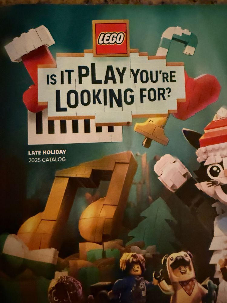 Lego: 
Is it play you’re looking for? 