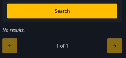a crop of a search page, with the text "No results".