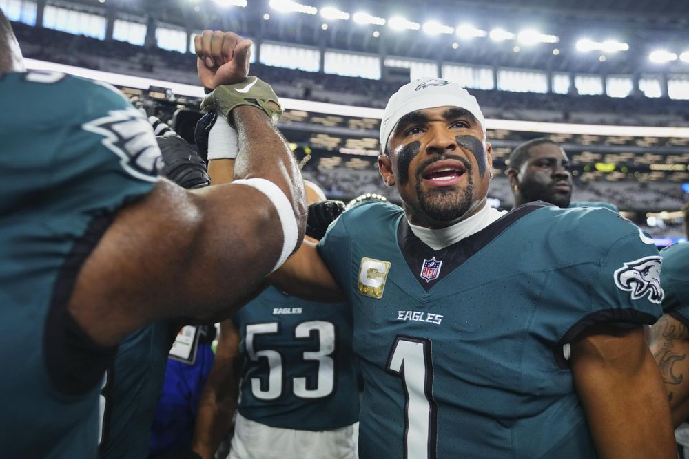 Jalen Hurts of the Philadelphia Eagles