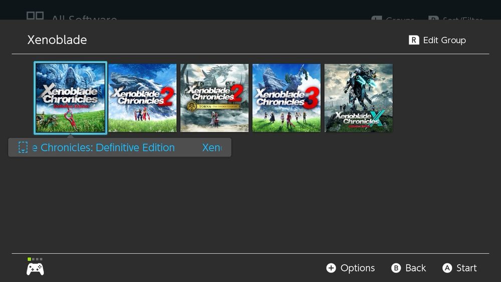 The Entire Xenoblade series on Nintendo Switch