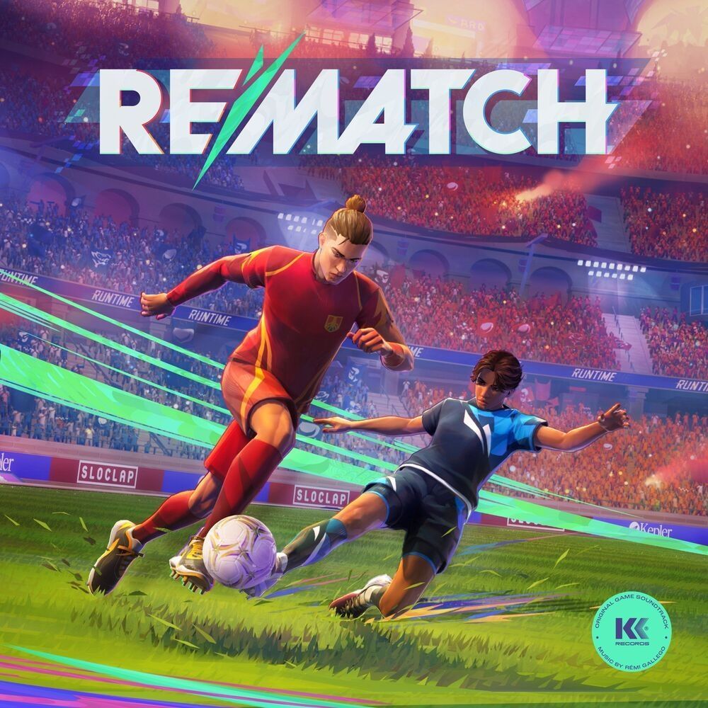 Cover art for the original soundtrack of the game "Rematch" composed by Remi Gallego