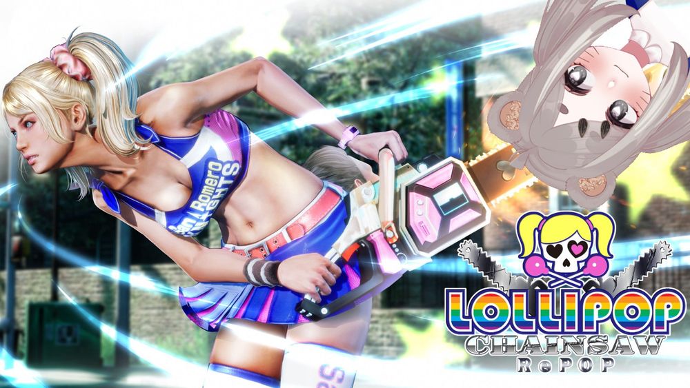 Hammie with Juliet, she's playing Lollipop Chainsaw RePop tonight @ 5PM PT | 7PM CT | 8PM ET | 9 AM [10/26] JST