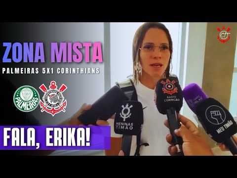 FIZEMOS FEIO, NÃO TIVEMOS ATITUDES! ERIKA FALA SOBRE GOLEADA SOFRIDA POR 5 A 1 PARA O PALMEIRAS