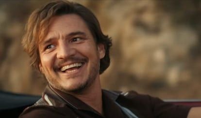 Pedro pascal from the movie "the unbearable weight of massive talent" doing the signature meme smile. Does it get hotter every time? Maybe.