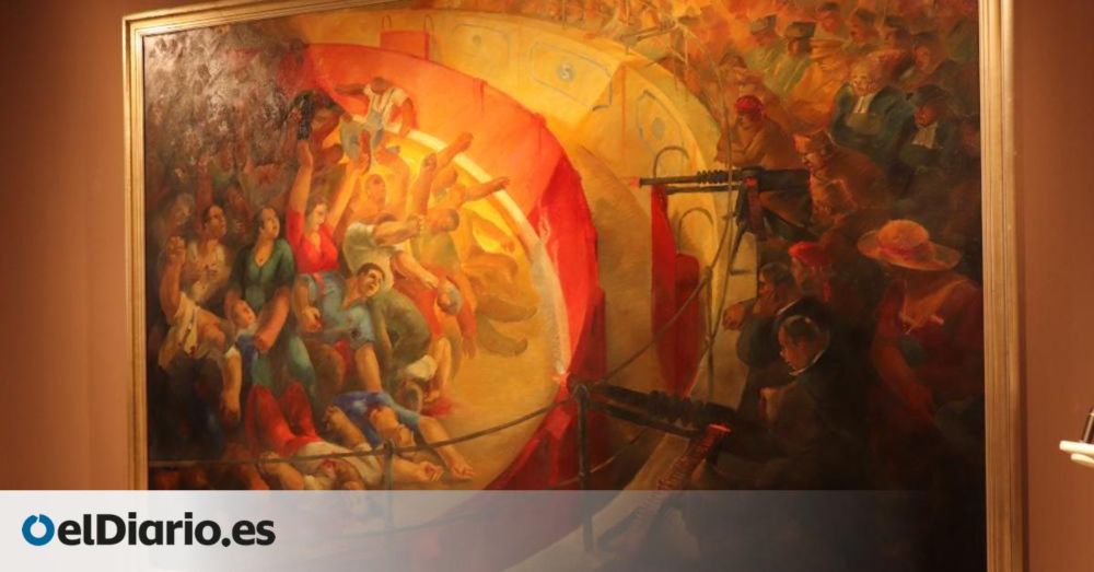 Una exposición recuerda en el MUBA 'la matanza de Badajoz' a través del pincel de Martí Bas