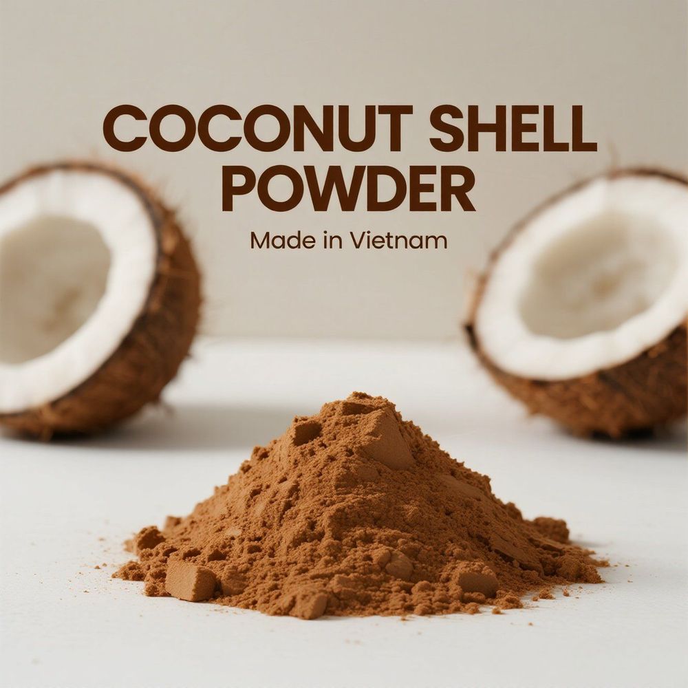 🪵 Vietnam’s Coconut Shell Powder – eco-friendly, high-quality 
• Brown powder | 80–200 mesh 
• Ash: 2% | Moisture: 10% 
• Filler use: Brake pads, polish, coils 
📦 50kg PP bags | 27 MTS 
📧 export4@vietseafarm.com.vn 
📞 +84 387 363 125 
#CoconutShellPowder #VietnamCoconut #NaturalFiller #Br