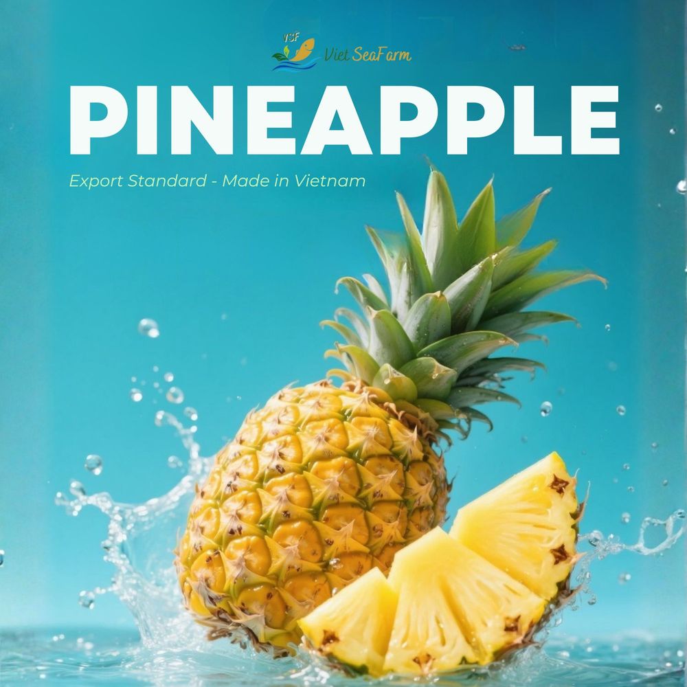 🍍 Vietnam’s finest Pineapple – Fresh, Frozen, Canned, Juice – now export-ready! Naturally sweet, vitamin-rich, and packaged to global standards.
📧 Jade: export1@vietseafarm.com.vn | 📞 (+84) 898 249 329

#VietnamPineapple #ExportFruit
