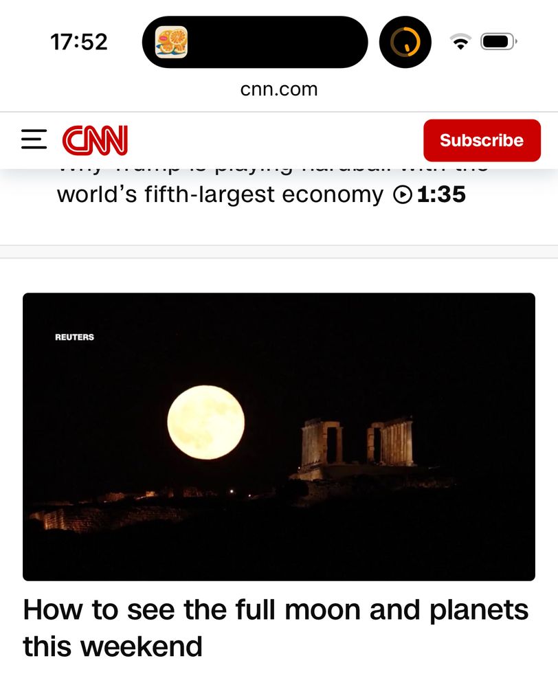 Cnn.com website headline that says, "how to see the full moon and planets this weekend."

I'm so glad I don't work for a journalistic organization in this day and age. Because I would just shoot myself if I had to write headlines like this.