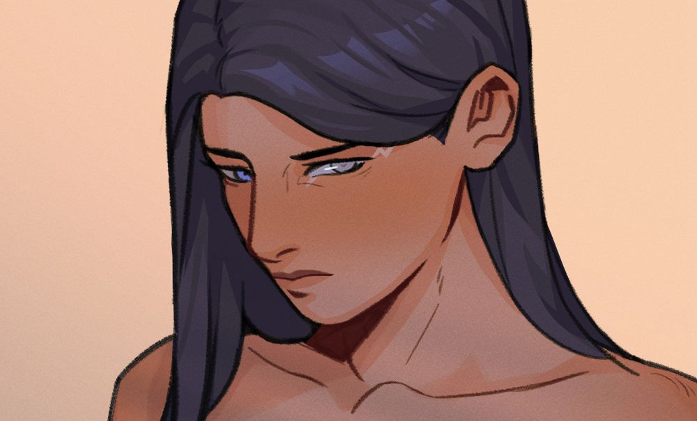 Digital art, cropped close-up of Caitlyn Kiramman from Arcane.