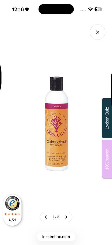 jessicurl styling gel