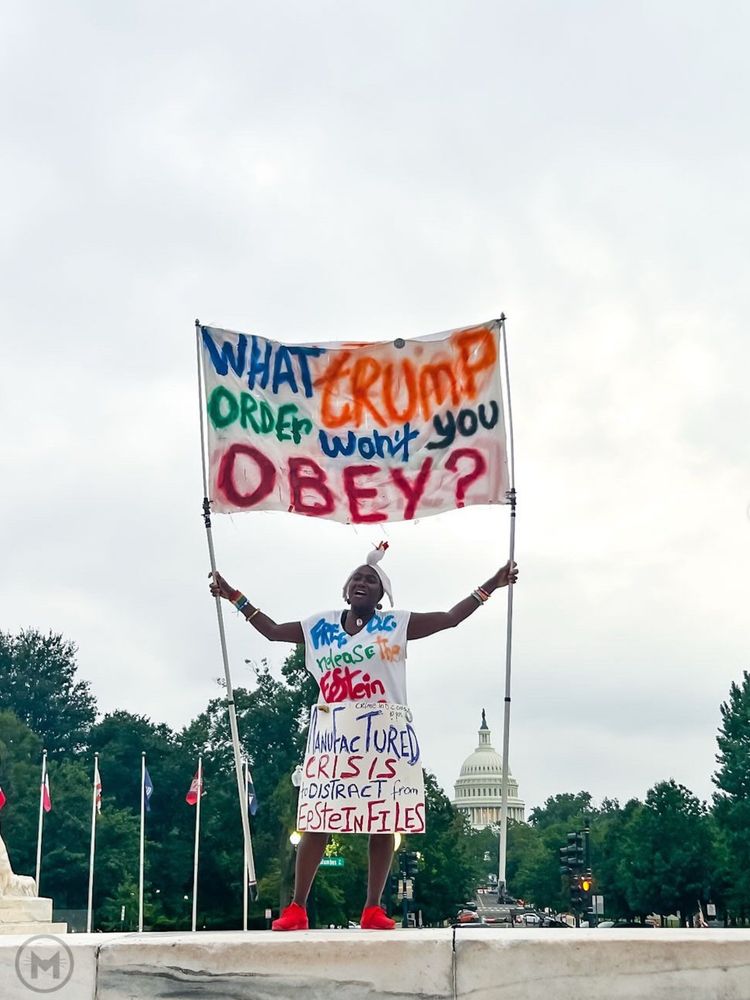Photo of the Warrior Goddess of the Resistance by Maria Helena Carey.