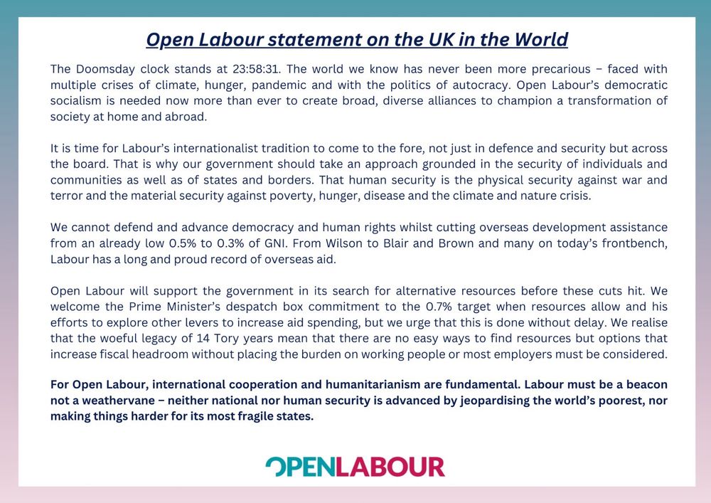 Statement