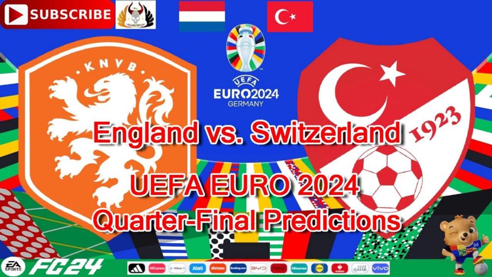 Netherlands vs. Turkey | Euro 2024 European Championship Quarter-Final | Predictions EA Sports FC24