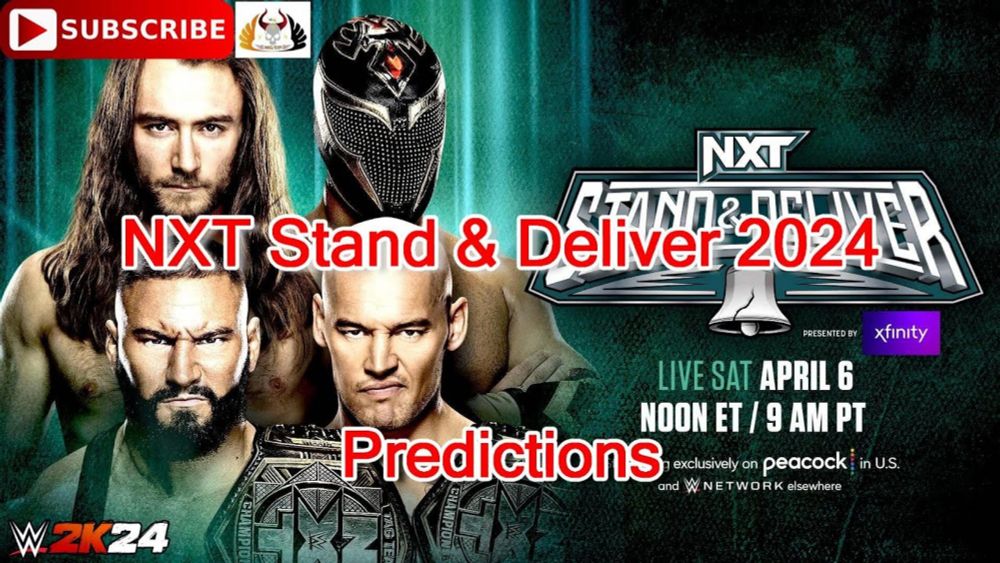 NXT Stand & Deliver 2024 NXT Tag Team Championship The Wolfdogs vs. Axiom & Nathan Frazer WWE 2K24