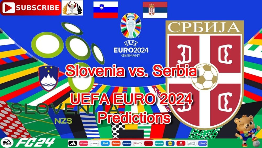 Slovenia vs. Serbia | Euro 2024 European Championship Group C | Predictions  EA Sports FC24