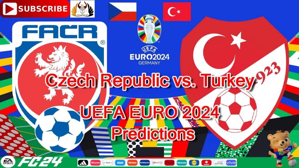 Czech Republic vs. Turkey | Euro 2024 European Championship Group F | Predictions  EA Sports FC24