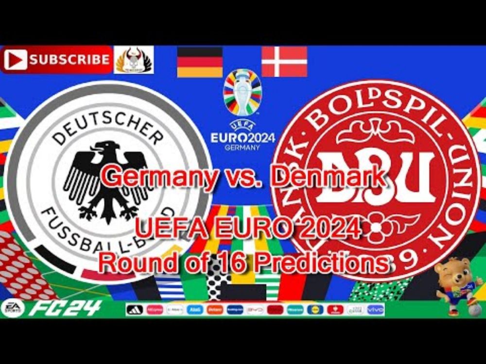 Germany vs. Denmark | Euro 2024 European Championship Round of 16 | Predictions EA Sports FC24