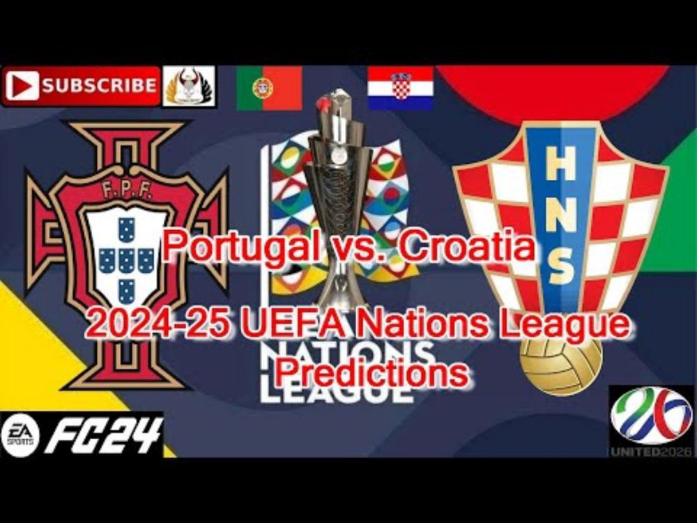 Portugal vs. Croatia | 2024–25 UEFA Nations League | Predictions EA Sports FC 24