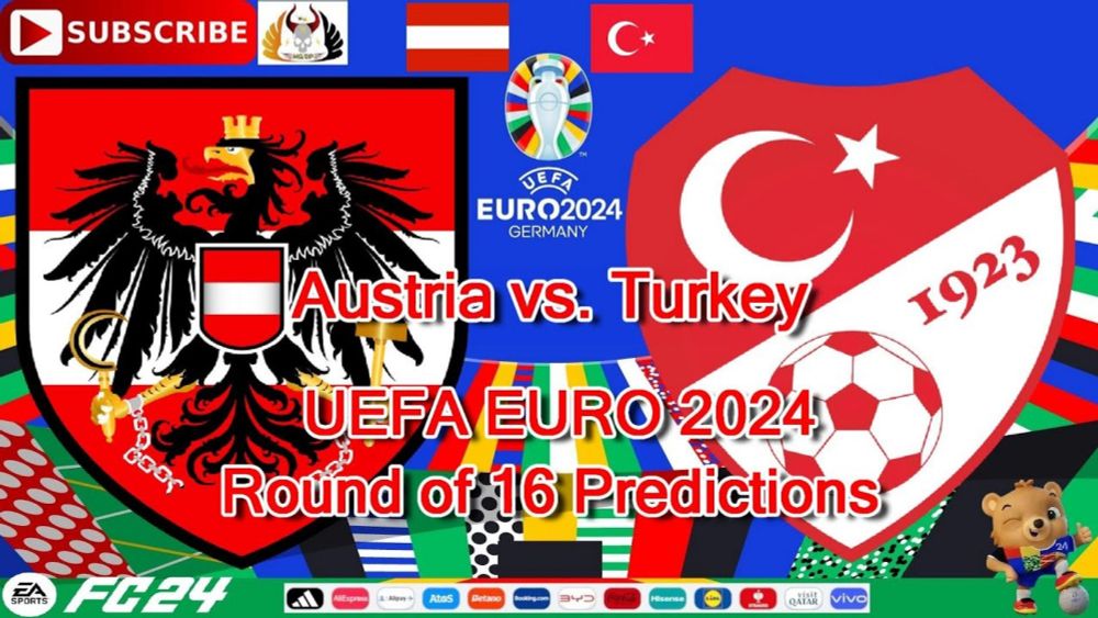 Austria vs. Turkey | Euro 2024 European Championship Round of 16 | Predictions EA Sports FC24