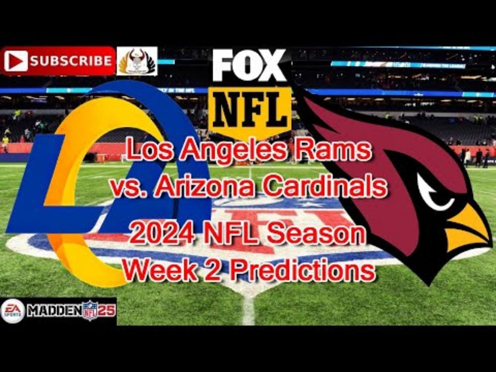 Los Angeles Rams vs. Arizona Cardinals | 2024 NFL Season Week 2 | Predictions Madden NFL 25