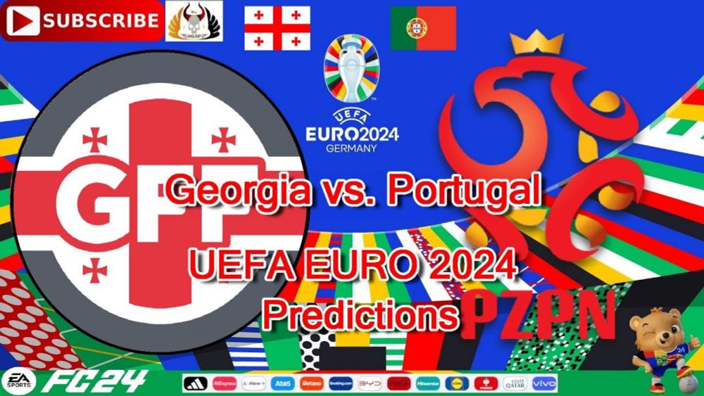 Georgia vs. Portugal | Euro 2024 European Championship Group F | Predictions  EA Sports FC24