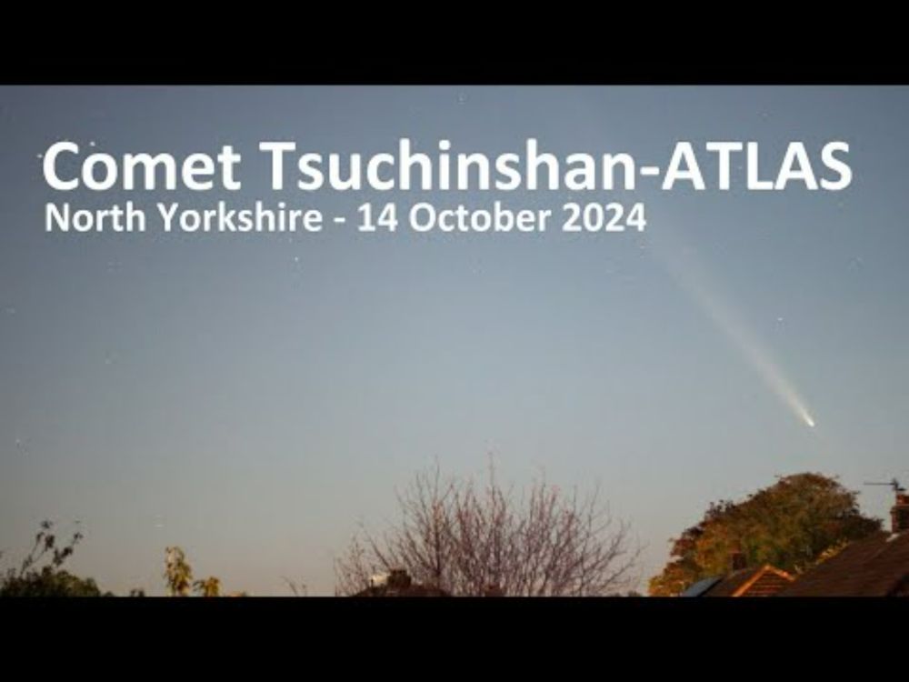 Comet C/2023 A3 (Tsuchinshan–ATLAS) from North Yorkshire - 14 October 2024