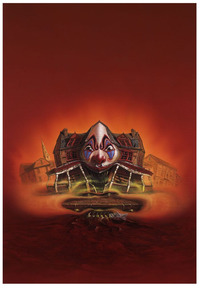 Gerry Grace, cover art for the UK First Edition of IT, 1986