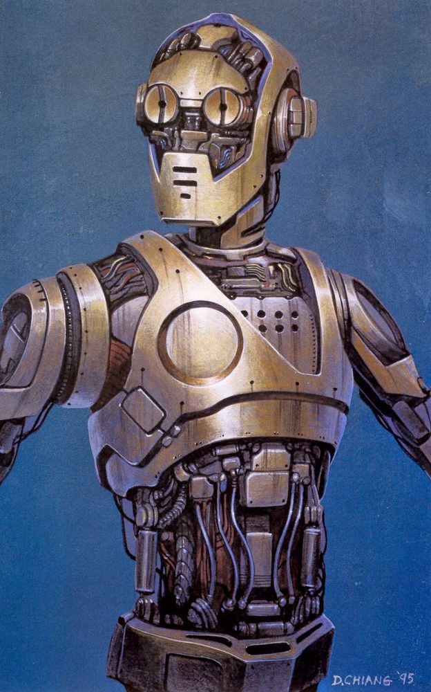 Doug Chiang, concept art for Star Wars Episode 1: The Phantom Menace, 1995