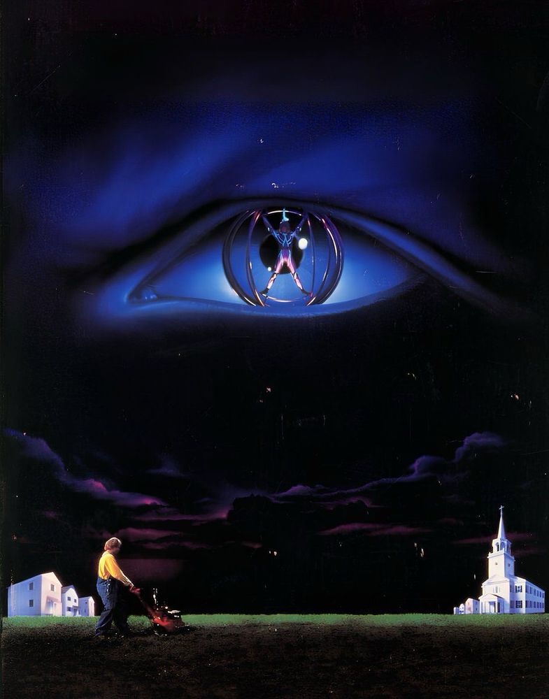 lawnmower man poster art 