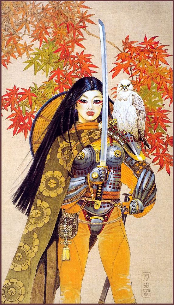Chris Achilleos, from Amazons calendar, 1983