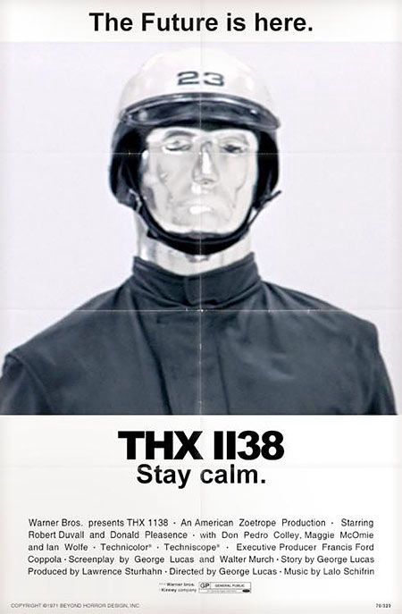 thx 1138 movie poster