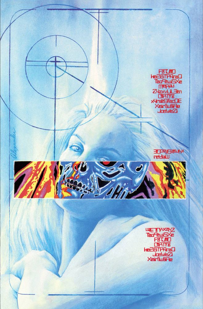 Alex Ross, cover art for Terminator: The Burning Earth, 1990