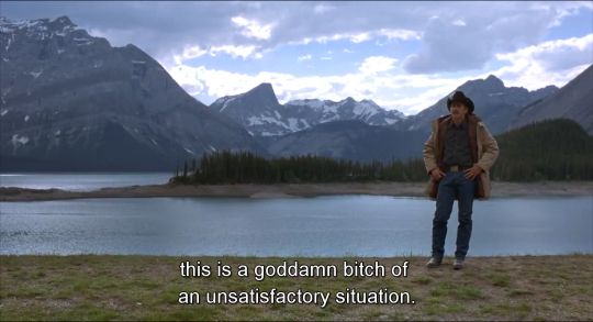 brokeback mountain screenshot “this is a goddamn bitch of an unsatisfactory situation”
