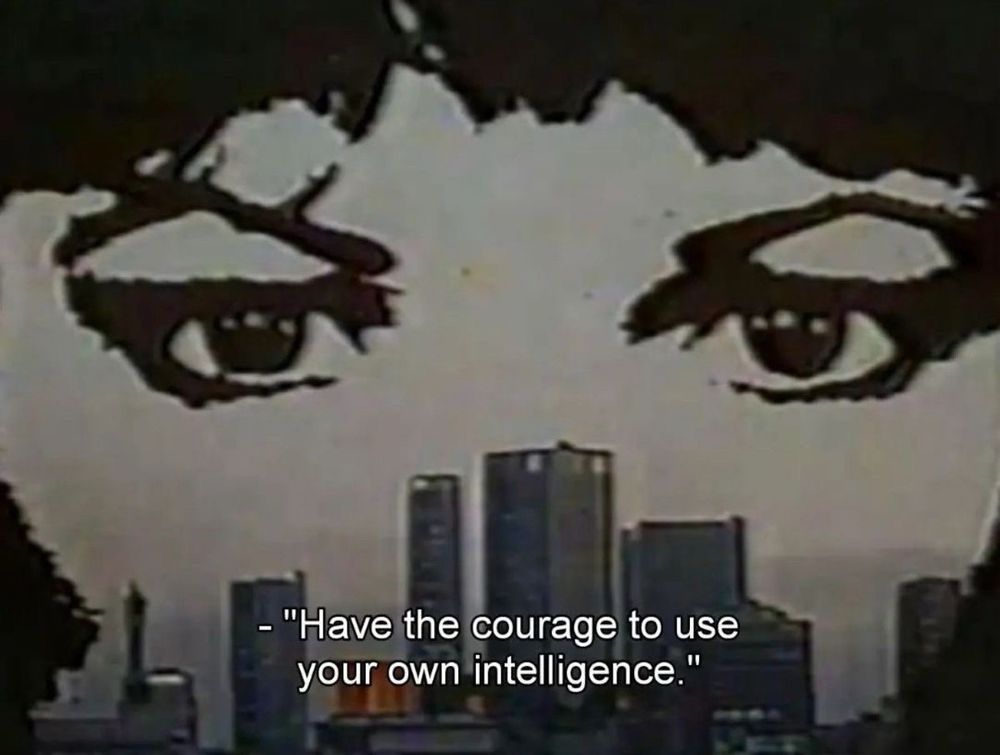 have the courage to use your own intelligence 