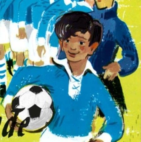 Heini Kamke, Ball in der Hand. 
(Buchcover-Ausschnitt, Elf Freunde müßt ihr sein)