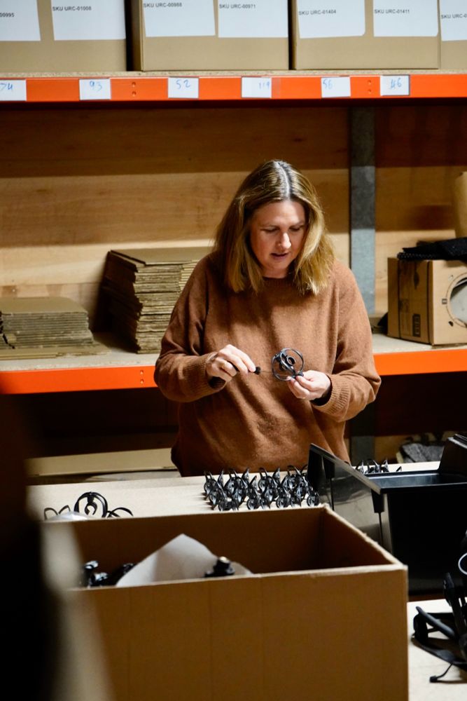 Odette davies, radius windshields making shockmounts for LOM microphones
