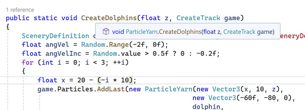 void ParticleYarn.CreateDolphins
