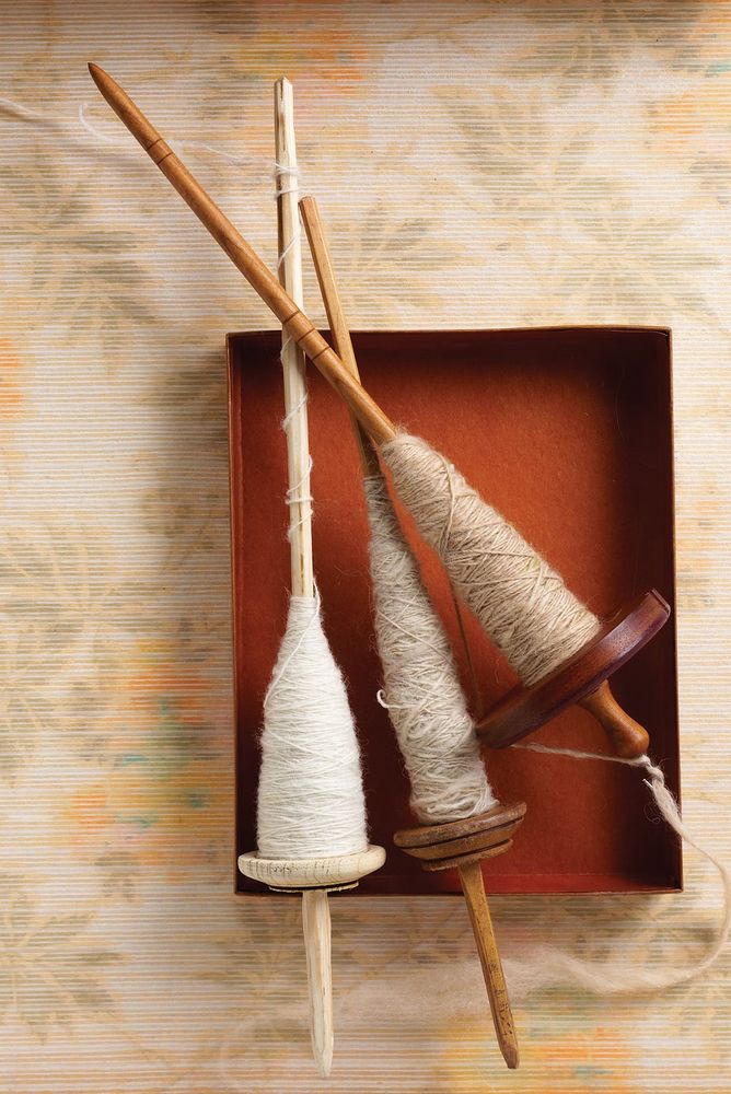 Pic from https://spinoffmagazine.com/about-drop-spindle-spinning/