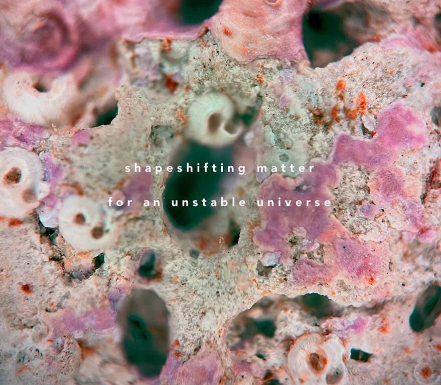 Abstract image portraying the work of Bacteria and other microorganisms consuming a pink matter