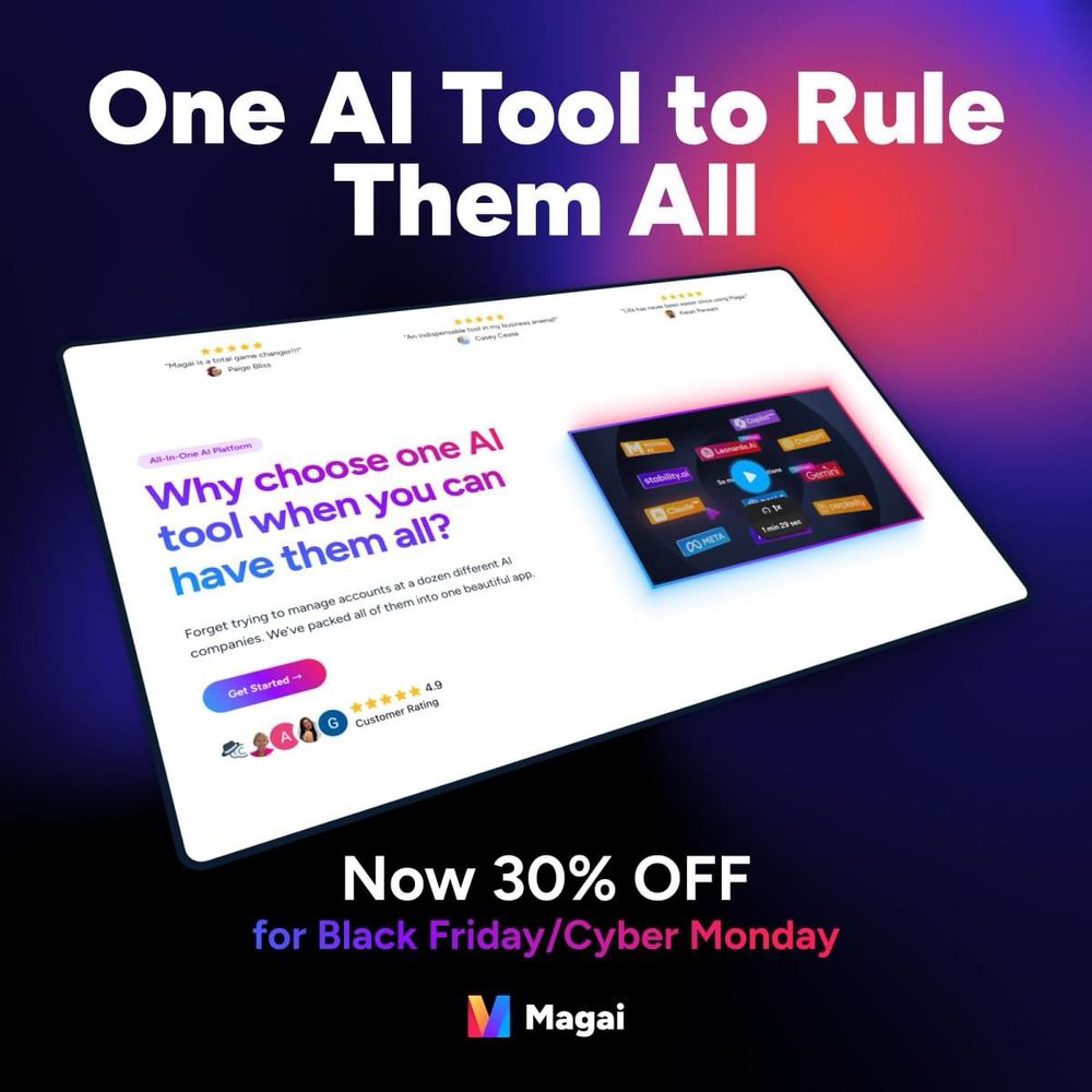 Magai 30% banner image