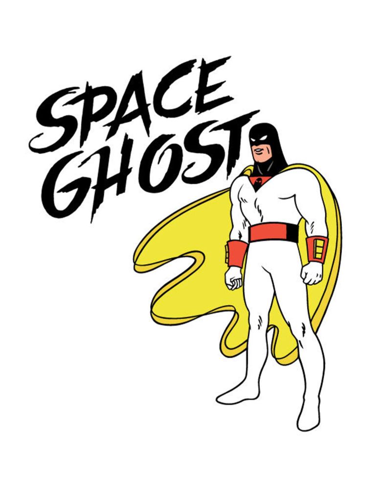 Space Ghost cartoon superhero type.