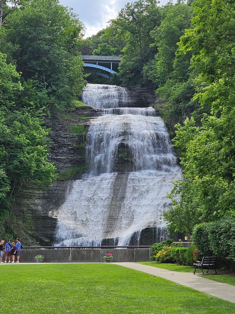 Picture of Chequaga Falls in Montour Falls, NY